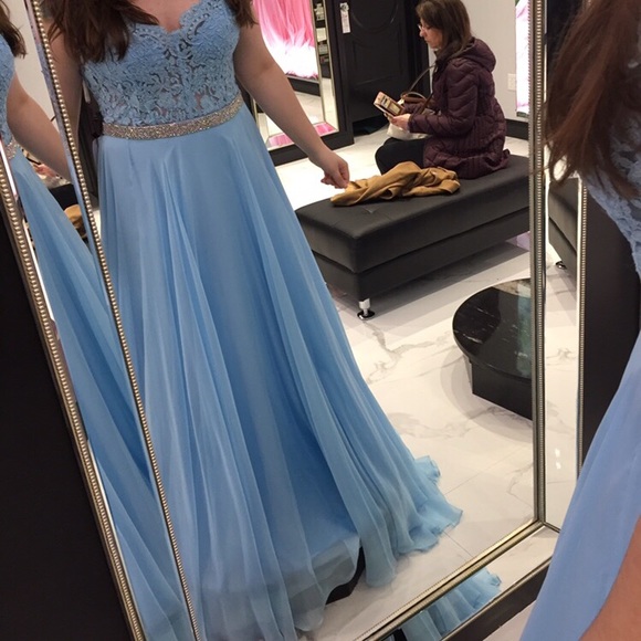 Light Blue Prom Dress